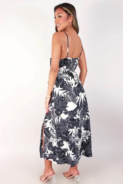 Jeans Warehouse Hawaii - S/L LONG PRINT DRESSES - TAKE YOUR TIME DRESS | By I JOAH