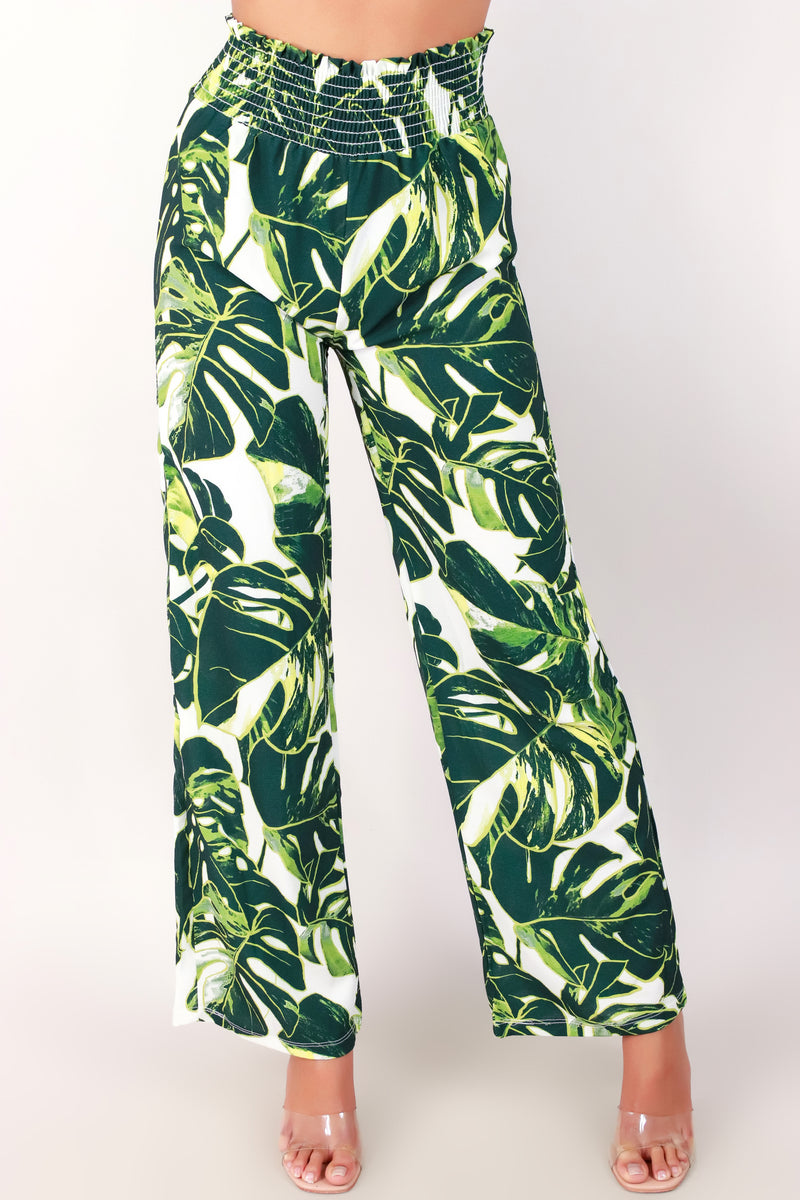 Jeans Warehouse Hawaii - PRINT WOVEN CAPRI&