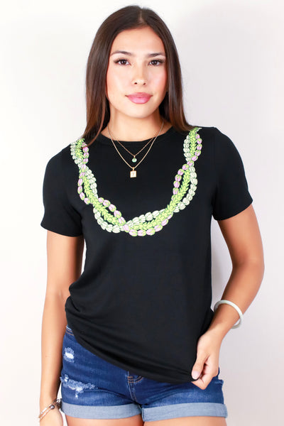 Jeans Warehouse Hawaii - S/S SCREEN - LOKELANI PIKAKE PAKALANA TEE | By LUZ