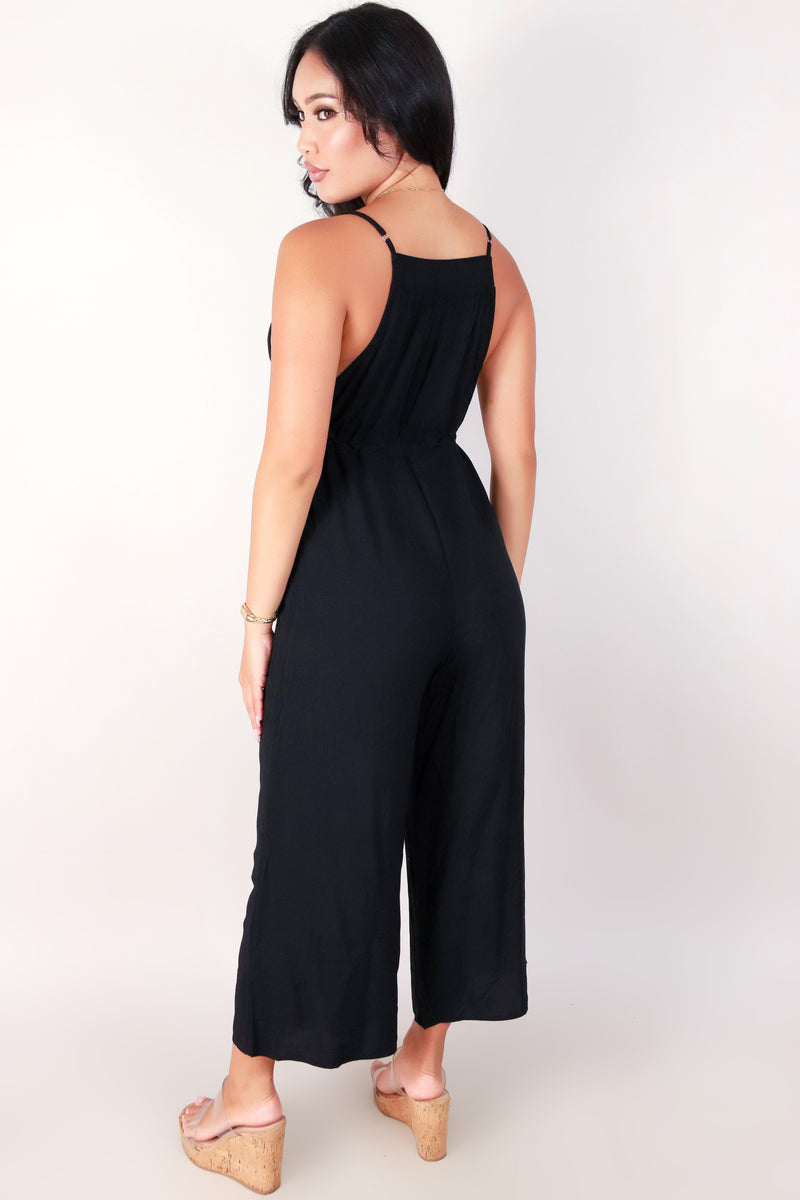 Jeans Warehouse Hawaii - SOLID JUMPERS - TIE WAIST JUMPSUIT | By ROKOKO