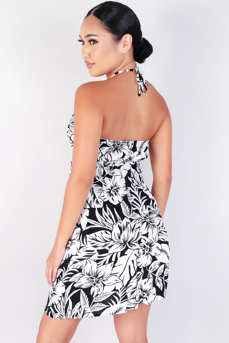 Jeans Warehouse Hawaii - S/L SHORT PRINT DRESSES - SOMETHING AIN&