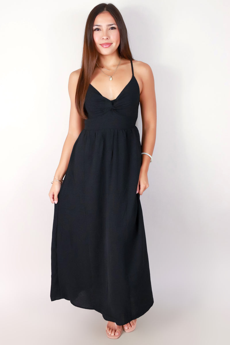 Jeans Warehouse Hawaii - S/L LONG SOLID DRESSES - JUST WALK AWAY DRESS | By I JOAH