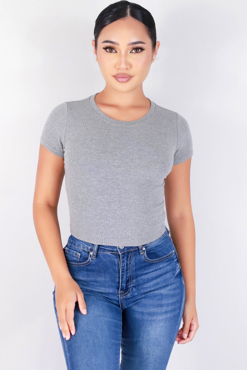 Jeans Warehouse Hawaii - S/S SOLID BASIC - SPEAKING SILENCE TOP | By CRESCITA APPAREL/SHINE I