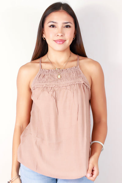 Jeans Warehouse Hawaii - TANK SOLID WOVEN CASUAL TOPS - SUNDAY MORNING TOP | By ULTIMATE OFFPRICE