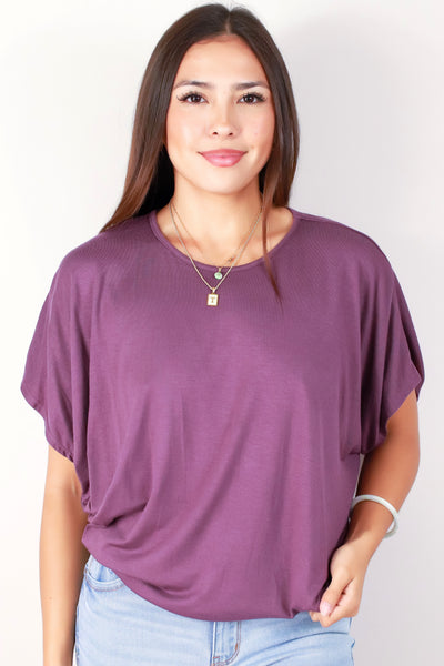 Jeans Warehouse Hawaii - SOLID DOLMAN TOPS - ANOTHER ONE TOP | By ADARA