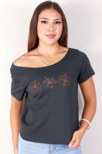 Jeans Warehouse Hawaii - S/S SCREEN - HIBISCUS TEE | By ORGANIC GENERATION