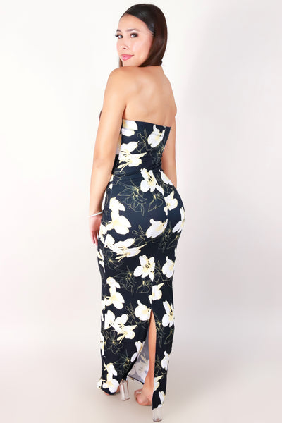 Jeans Warehouse Hawaii - TUBE LONG PRINT DRESSES - GINGER LILY TUBE MAXI DRESS | By LUZ