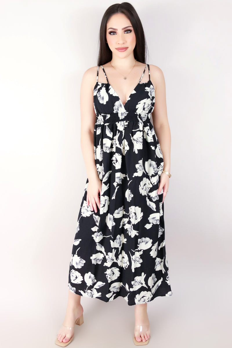 Jeans Warehouse Hawaii - S/L LONG PRINT DRESSES - BE YOURSELF DRESS | By PAPERMOON/ B_ENVIED