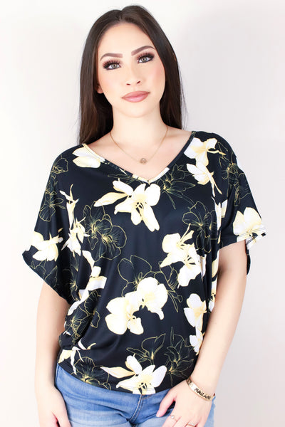 Jeans Warehouse Hawaii - SS PRINT - GINGER LILY DOLMAN TOP | By LUZ