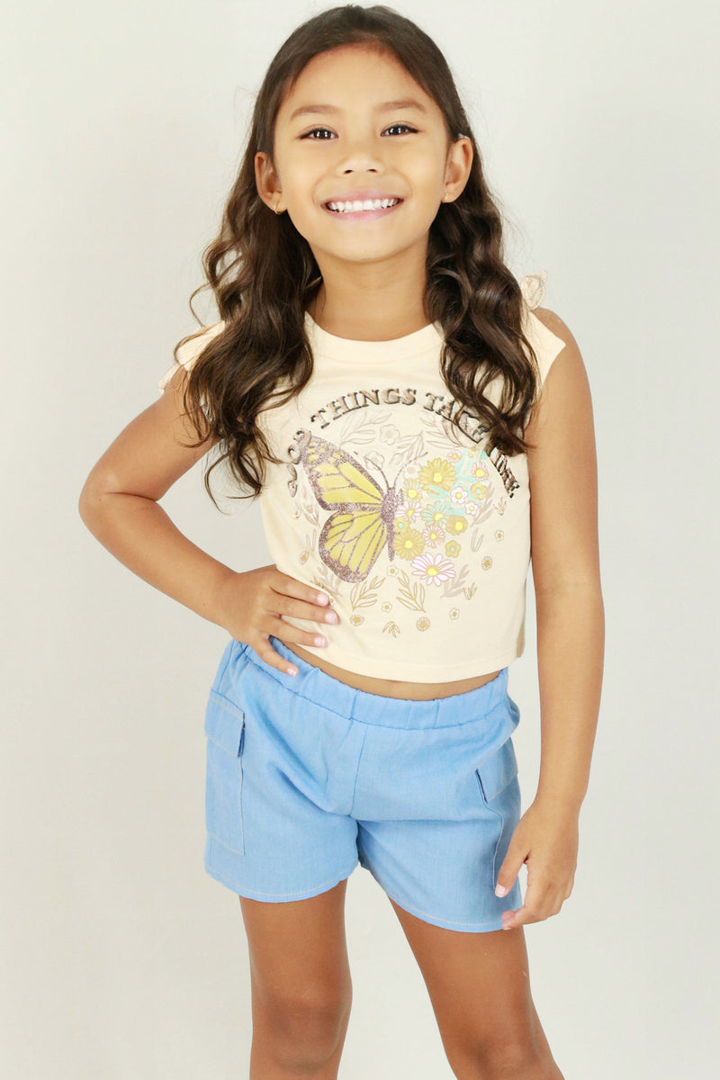 Jeans Warehouse Hawaii - S/S PRINT TOPS 2T-4T - GOOD THINGS TOP | KIDS SIZE 2T-4T | By PENGUIN KIDS WEAR INC