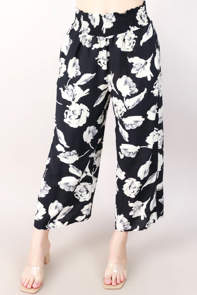 Jeans Warehouse Hawaii - PRINT WOVEN CAPRI'S - OUT FOR A STROLL PANTS | By PAPERMOON/ B_ENVIED