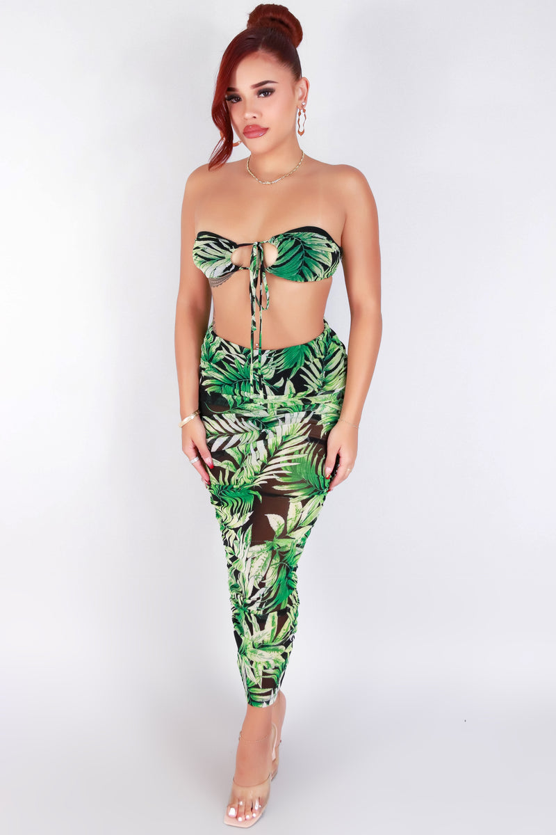Jeans Warehouse Hawaii - MATCHING SEPARATES - LAST MINUTE TRIP CROP TOP | By MEEK DBA LAC BLEU
