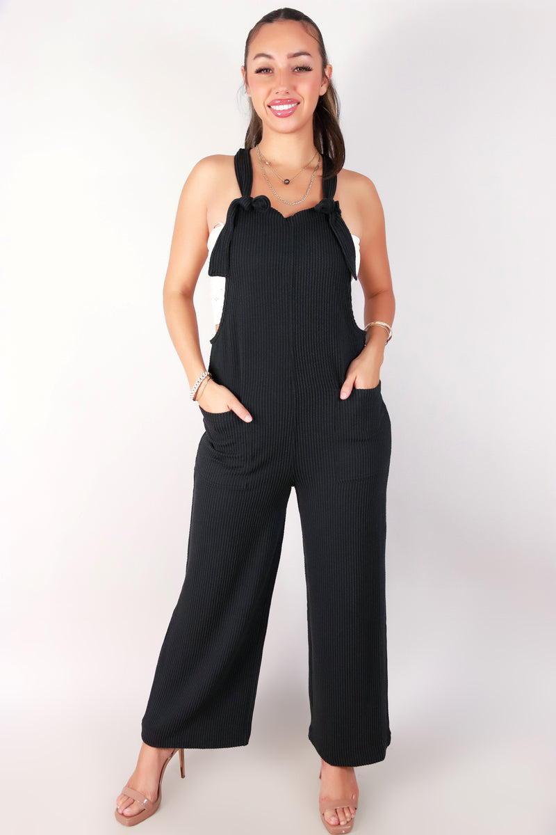 Jeans Warehouse Hawaii - SOLID CASUAL JUMPSUITS - GOT IT BACK JUMPSUIT | By ZENANA (KC EXCLUSIVE,INC