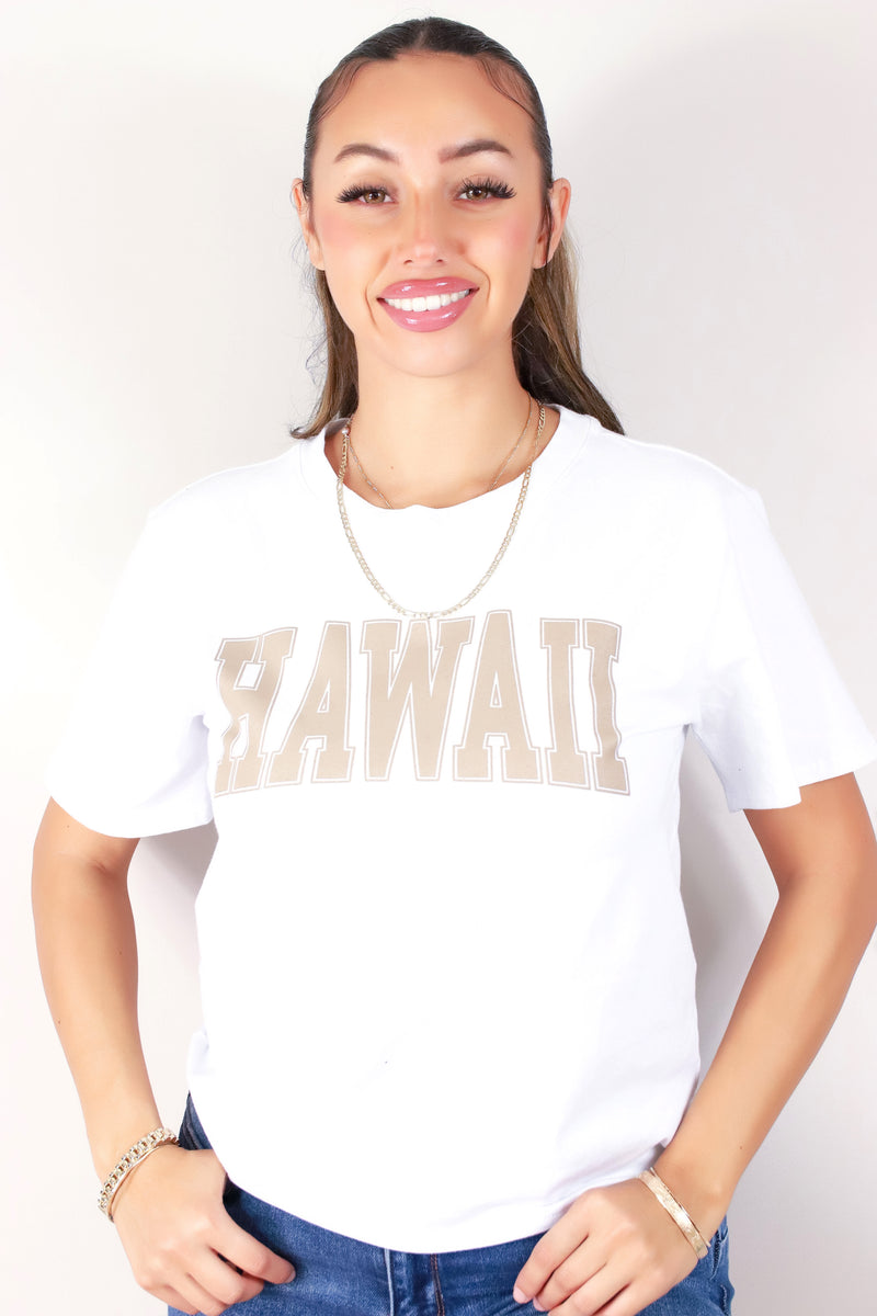 Jeans Warehouse Hawaii - S/S SCREEN - HAWAII LOGO TEE | By POPULAR 21