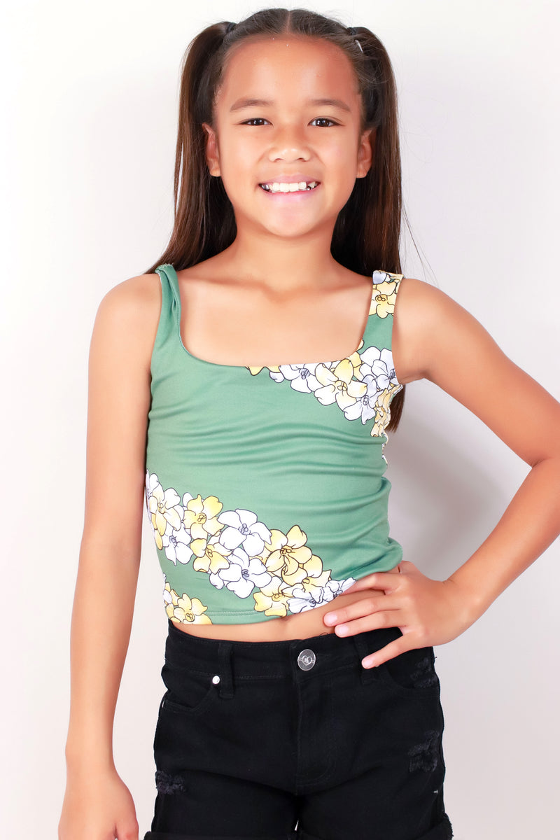 Jeans Warehouse Hawaii - S/L PRINT TOPS 4-6X - PUAKENIKENI TOP | KIDS SIZE 4-6X | By LUZ