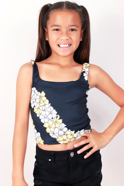 Jeans Warehouse Hawaii - S/L PRINT TOPS 4-6X - PUAKENIKENI TOP | KIDS SIZE 4-6X | By LUZ