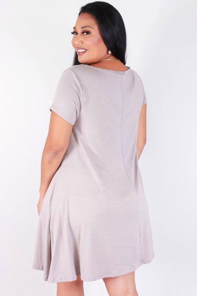 Jeans Warehouse Hawaii - PLUS PLUS SOLID KNIT DRESSES - LOVE STORY DRESS | By LUZ