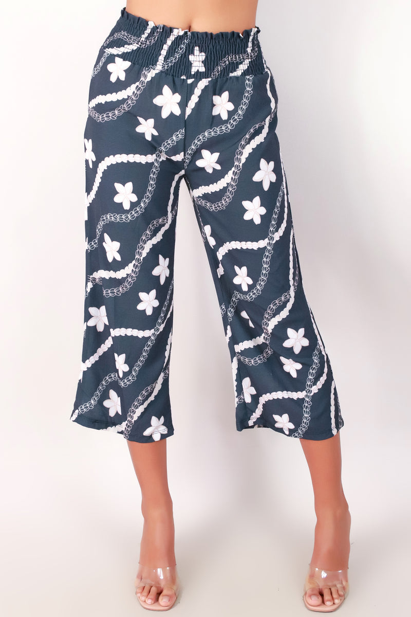 Jeans Warehouse Hawaii - PRINT WOVEN CAPRI&