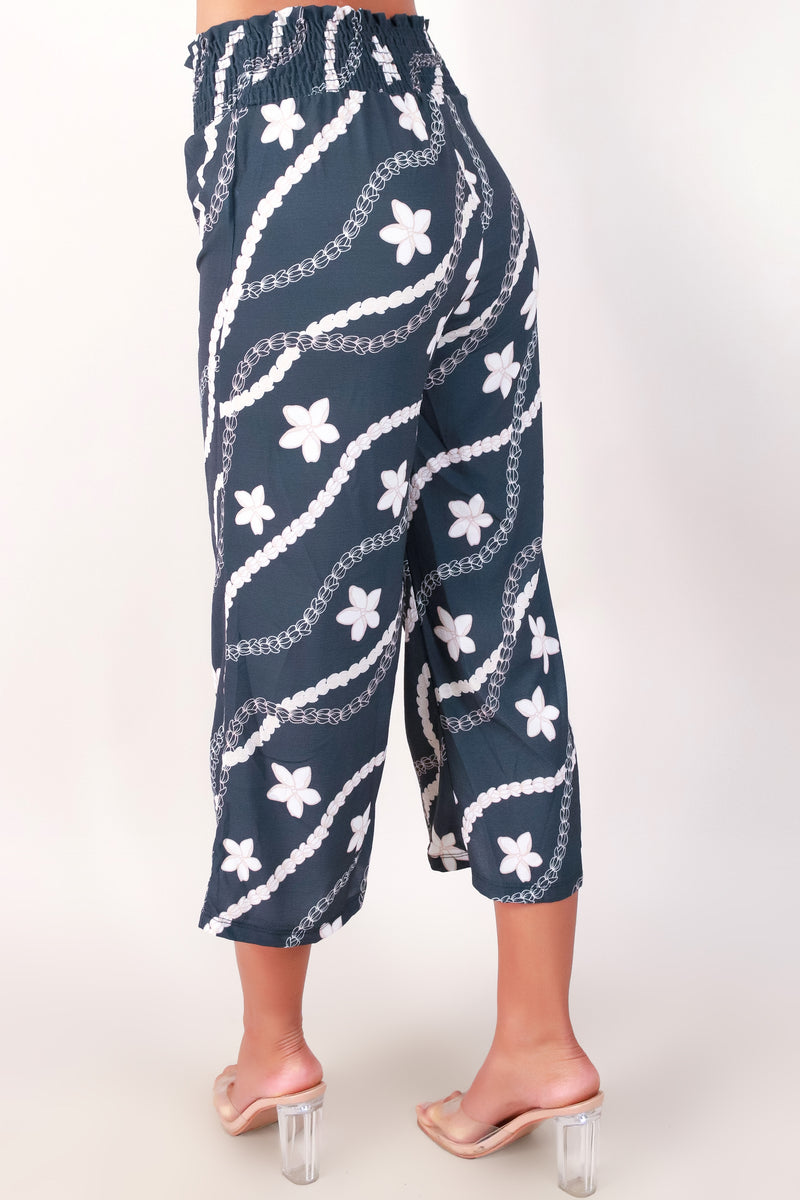 Jeans Warehouse Hawaii - PRINT WOVEN CAPRI&