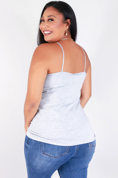 Jeans Warehouse Hawaii - PLUS BASIC SPAGHETTI TANKS - BACK TO BASICS TOP | By AMBIANCE APPAREL