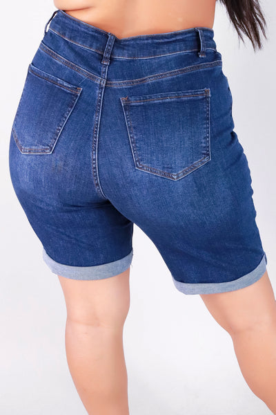 Jeans Warehouse Hawaii - PLUS DENIM BERMUDAS - BACK AT IT SHORTS | By WAX JEAN