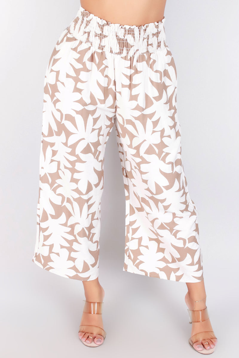 Jeans Warehouse Hawaii - PRINT WOVEN CAPRI&