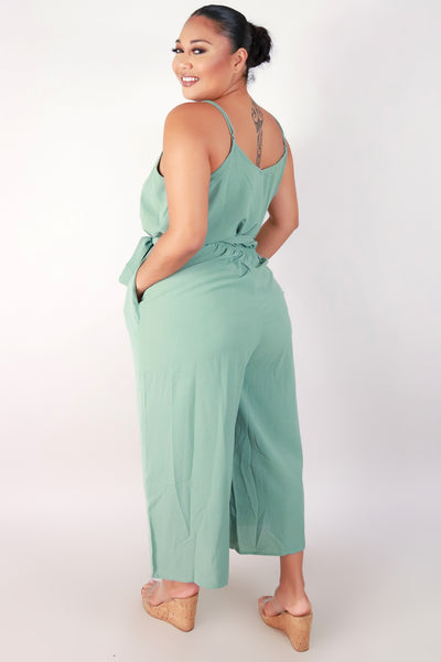 Jeans Warehouse Hawaii - PLUS SOLID JUMPSUITS - BE ABOUT IT JUMPSUIT | By ZENOBIA