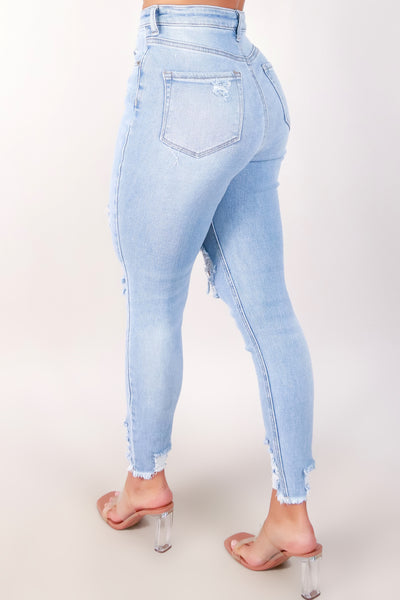 Jeans Warehouse Hawaii - JEANS - AURORA SKINNY JEANS | By WAX JEAN