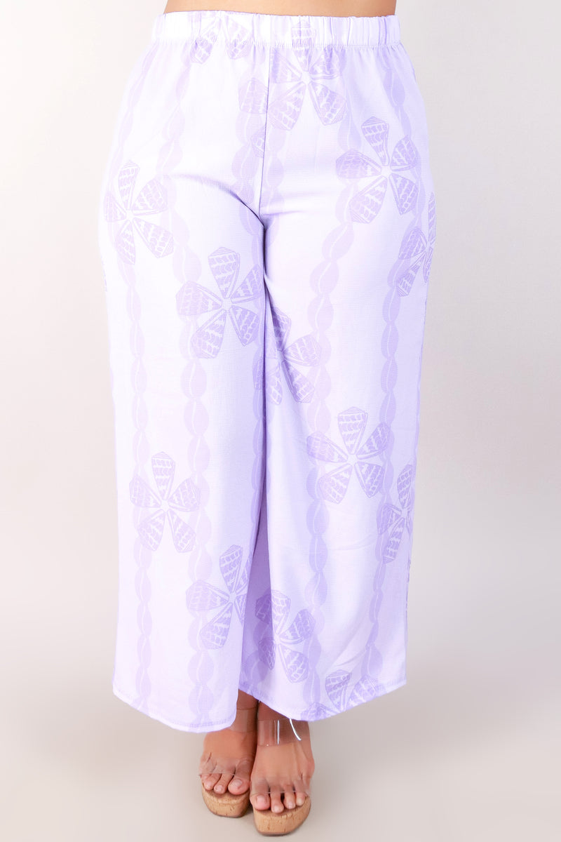 Jeans Warehouse Hawaii - PLUS PRINT WOVEN CAPRI&