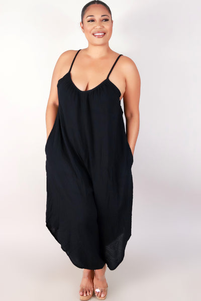 Jeans Warehouse Hawaii - PLUS SOLID JUMPSUITS - IT SHOULD MATTER JUMPSUIT | By LUZ