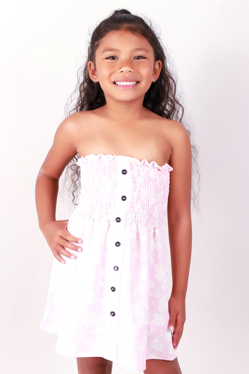 Jeans Warehouse Hawaii - DRESSES 2T-4T - DAY DREAMING SMOCKED BABYDOLL DRESS | KIDS SIZE 2T-4T | By LUZ