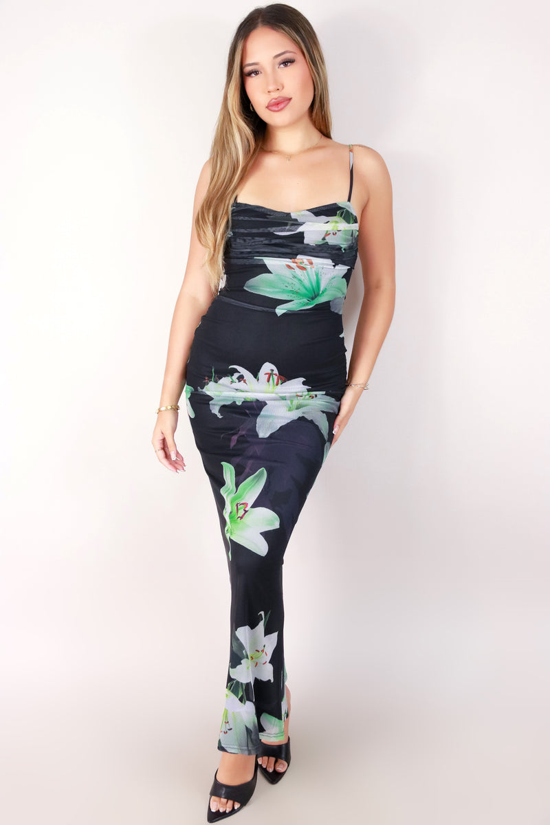 Jeans Warehouse Hawaii - S/L LONG PRINT DRESSES - FIRST PICK DRESS | By B SHARP