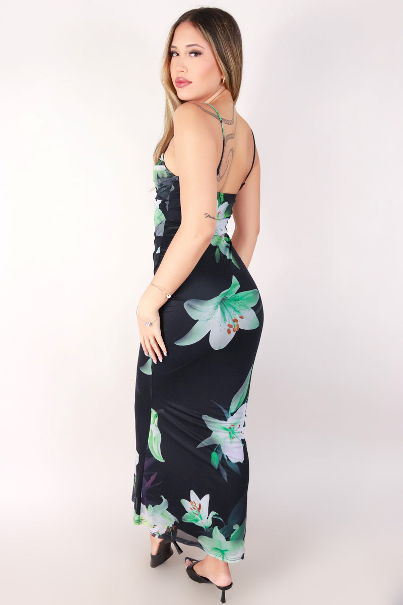 Jeans Warehouse Hawaii - S/L LONG PRINT DRESSES - FIRST PICK DRESS | By B SHARP