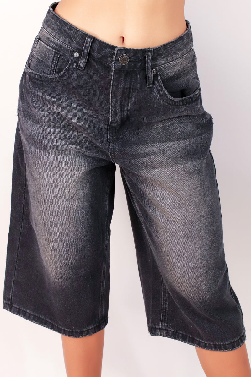 Jeans Warehouse Hawaii - DENIM BERMUDAS - TOO BUSY FOR YOU JORTS | By YMI JEANS