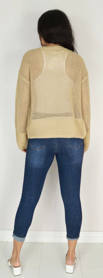 Jeans Warehouse Hawaii - CARDIGANS - OPEN KNIT CARDIGAN | By VERY J