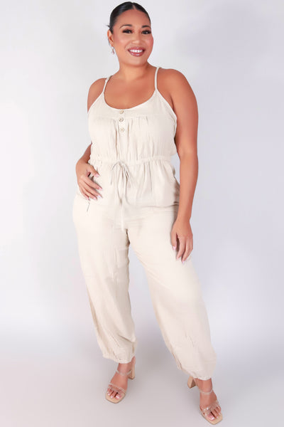 Jeans Warehouse Hawaii - PLUS SOLID JUMPSUITS - YOU CAN TRY JUMPSUIT | By FINAL TOUCH