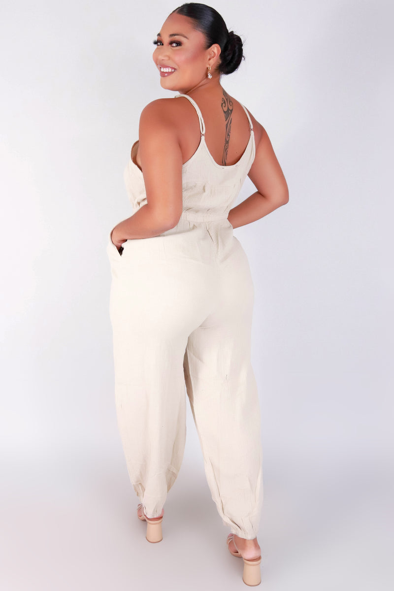 Jeans Warehouse Hawaii - PLUS SOLID JUMPSUITS - YOU CAN TRY JUMPSUIT | By FINAL TOUCH