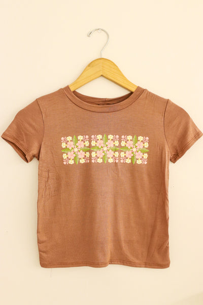 Jeans Warehouse Hawaii - S/S PRINT TOPS 4-6X - NA PUA TEE | KIDS SIZE 4-6X | By LUZ