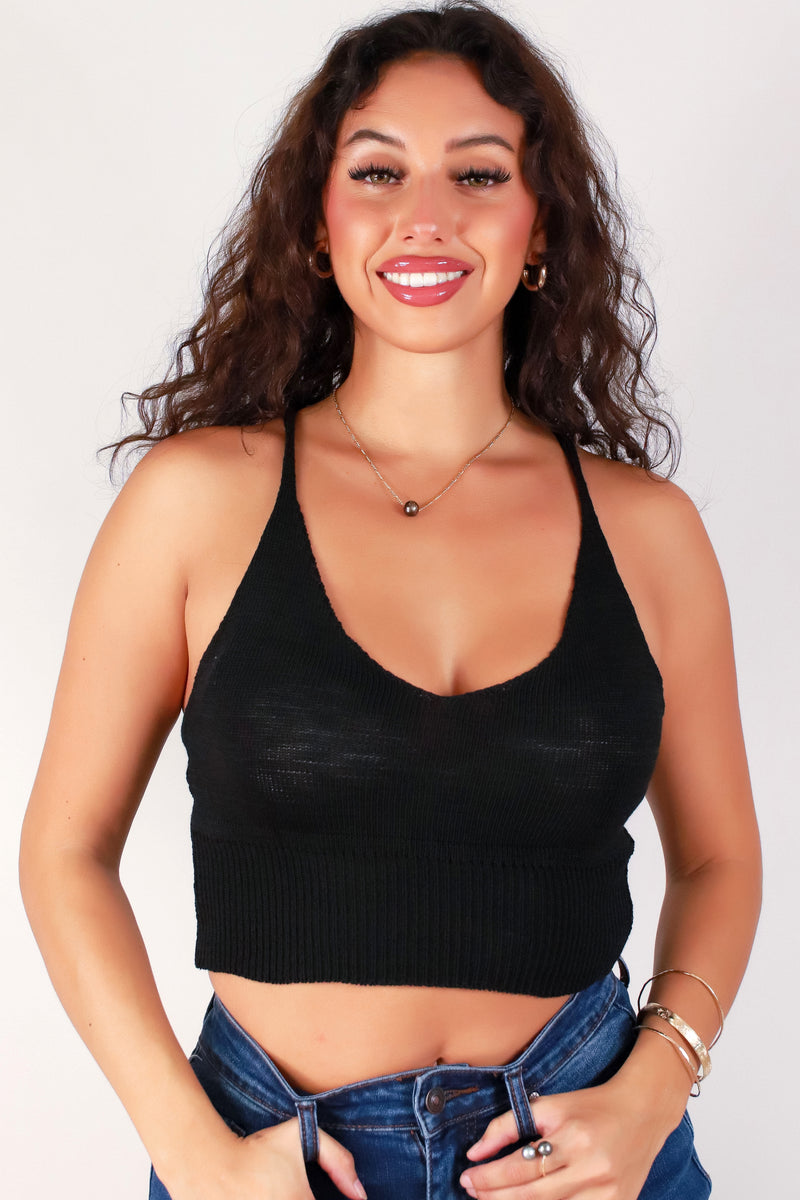 Jeans Warehouse Hawaii - SOLID TANKS/ TUBES - FEELING ALRIGHT KNIT TOP | By DEBUT