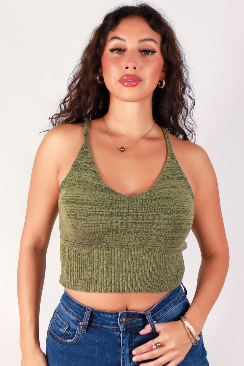 Jeans Warehouse Hawaii - SOLID TANKS/ TUBES - FEELING ALRIGHT KNIT TOP | By DEBUT