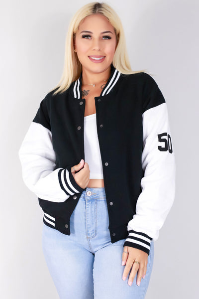 Jeans Warehouse Hawaii - PLUS OUTERWEAR - BLESSED VARSITY JACKET | By GQ GROUP