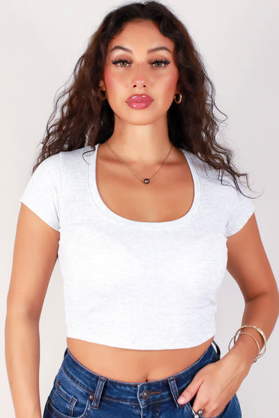 Jeans Warehouse Hawaii - SS CASUAL SOLID - SAY WHAT YOU WANT TOP | By CRESCITA APPAREL/SHINE I