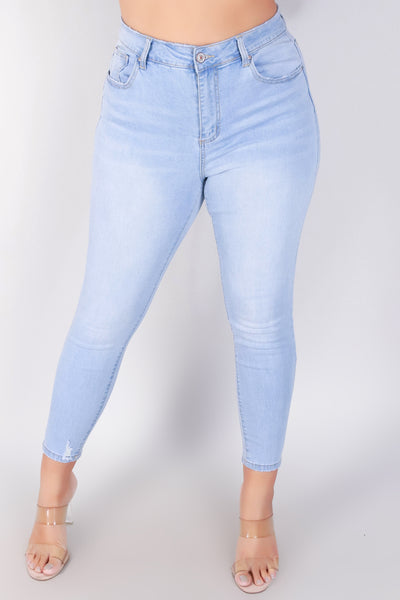 Jeans Warehouse Hawaii - PLUS Denim Jeans - MELE SKINNY JEANS | By WAX JEAN