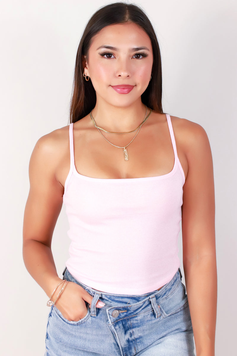 Jeans Warehouse Hawaii - TANK/TUBE SOLID BASIC - SWEETHEART RIBBED TOP | By CRESCITA APPAREL/SHINE I