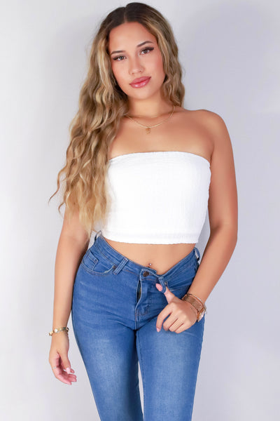 Jeans Warehouse Hawaii - SL CASUAL SOLID - SEND IT TUBE TOP | By TIMING