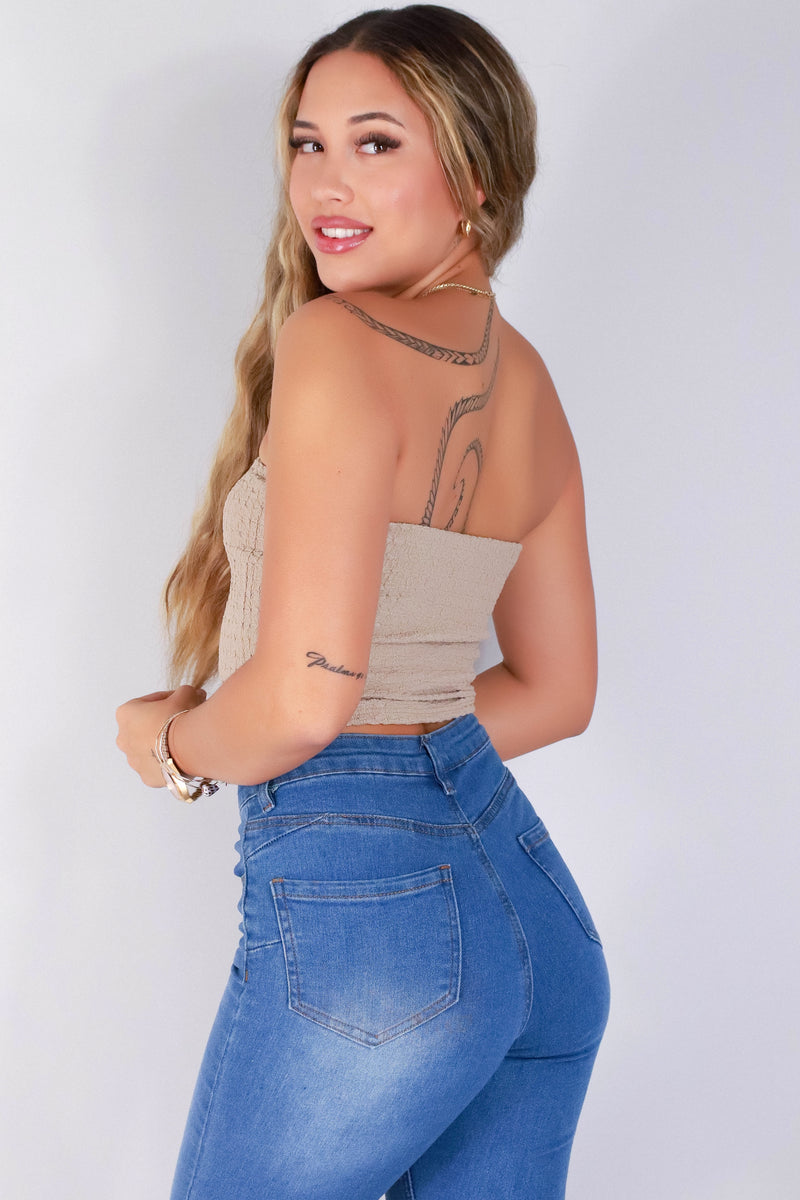 Jeans Warehouse Hawaii - SL CASUAL SOLID - SEND IT TUBE TOP | By TIMING