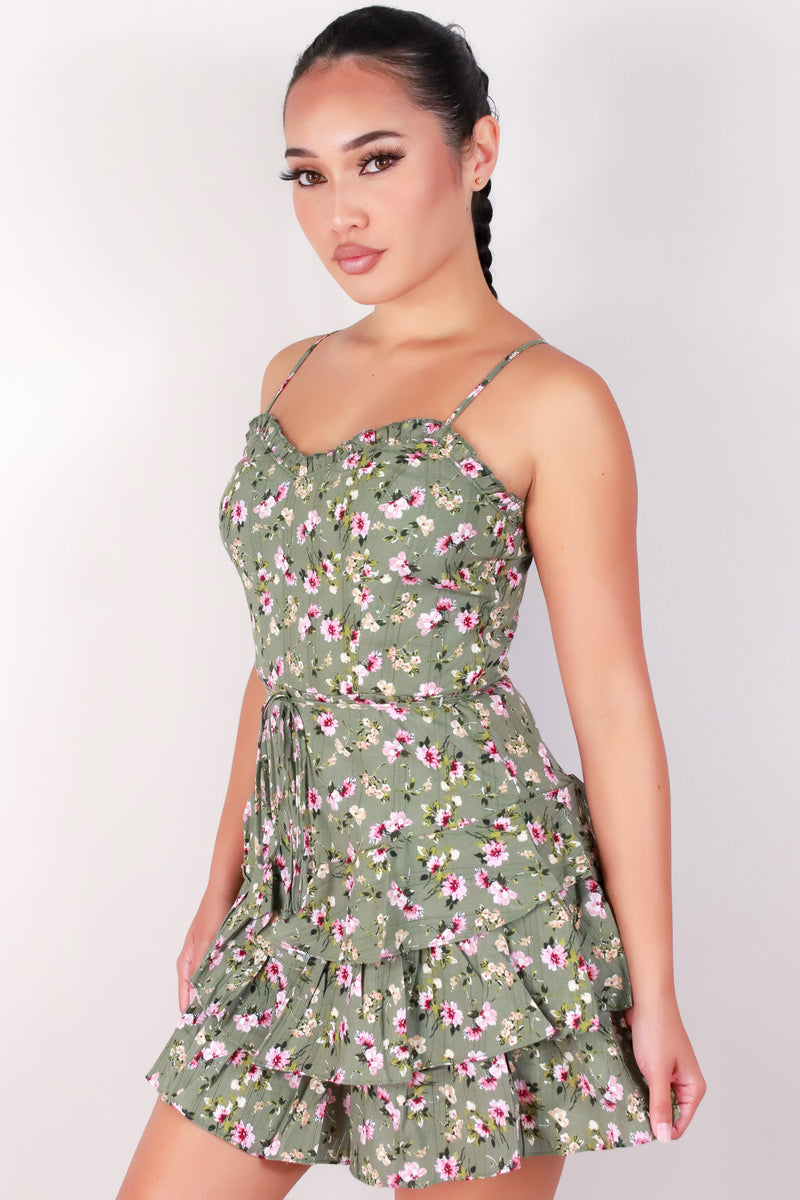 Jeans Warehouse Hawaii - PRINT SHORT DRESSES - WILDFLOWER BLOOM DRESS | By SOB