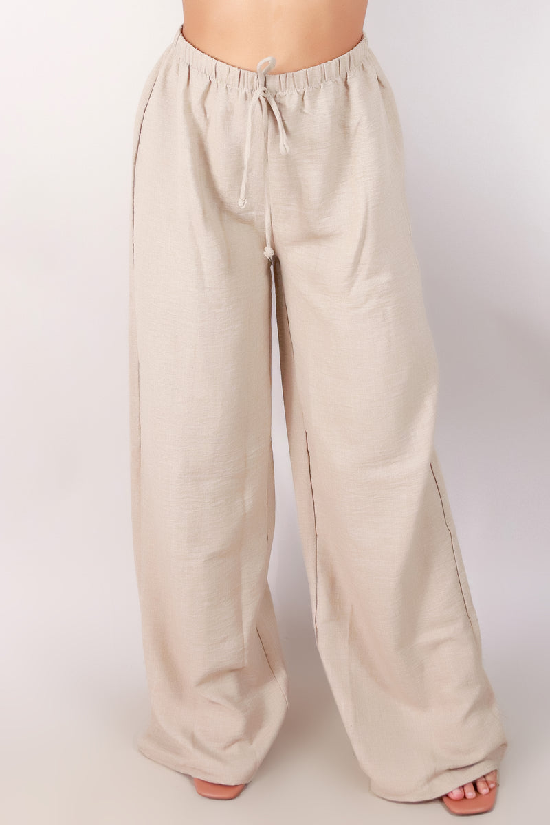 Jeans Warehouse Hawaii - SOLID WOVEN PANTS - SWAY AND SLAY PANTS | By POPULAR 21