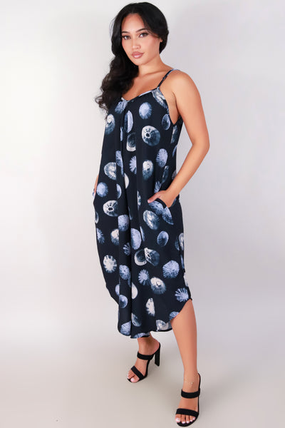 Jeans Warehouse Hawaii - PRINT CASUAL JUMPSUITS - OPIHI NO WAIST JUMPSUIT | By LUZ