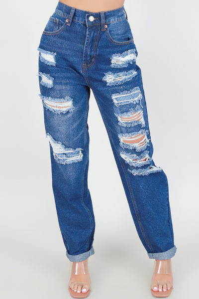 Jeans Warehouse Hawaii - JEANS - SHARNELL MOM JEANS | By WAX JEAN